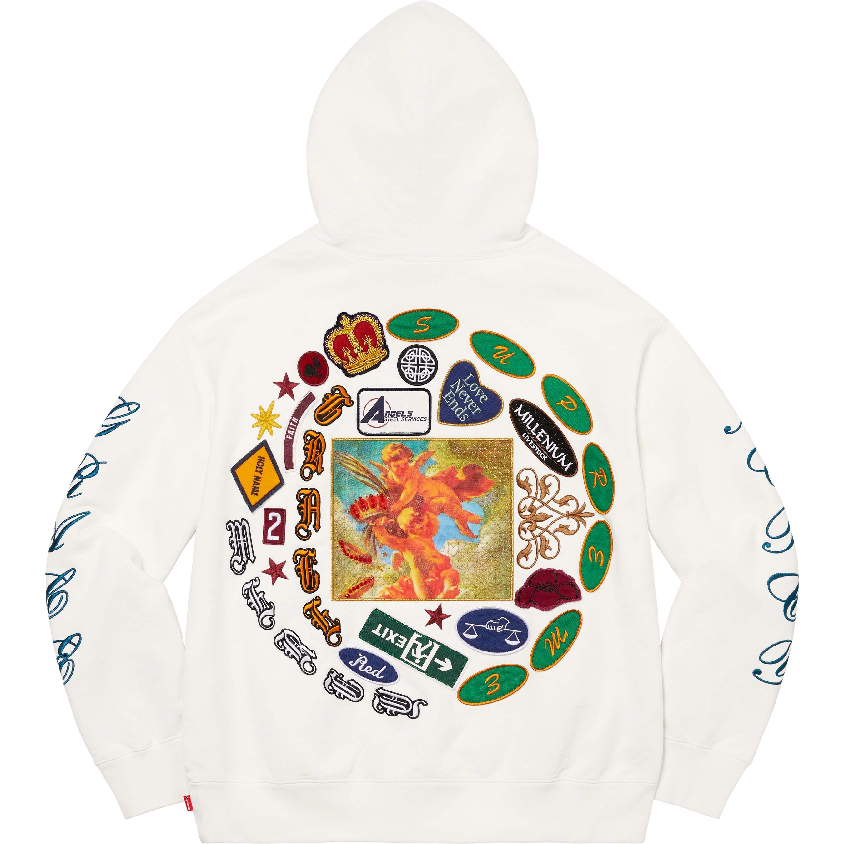 Patches Spiral Hooded Sweatshirt view 5